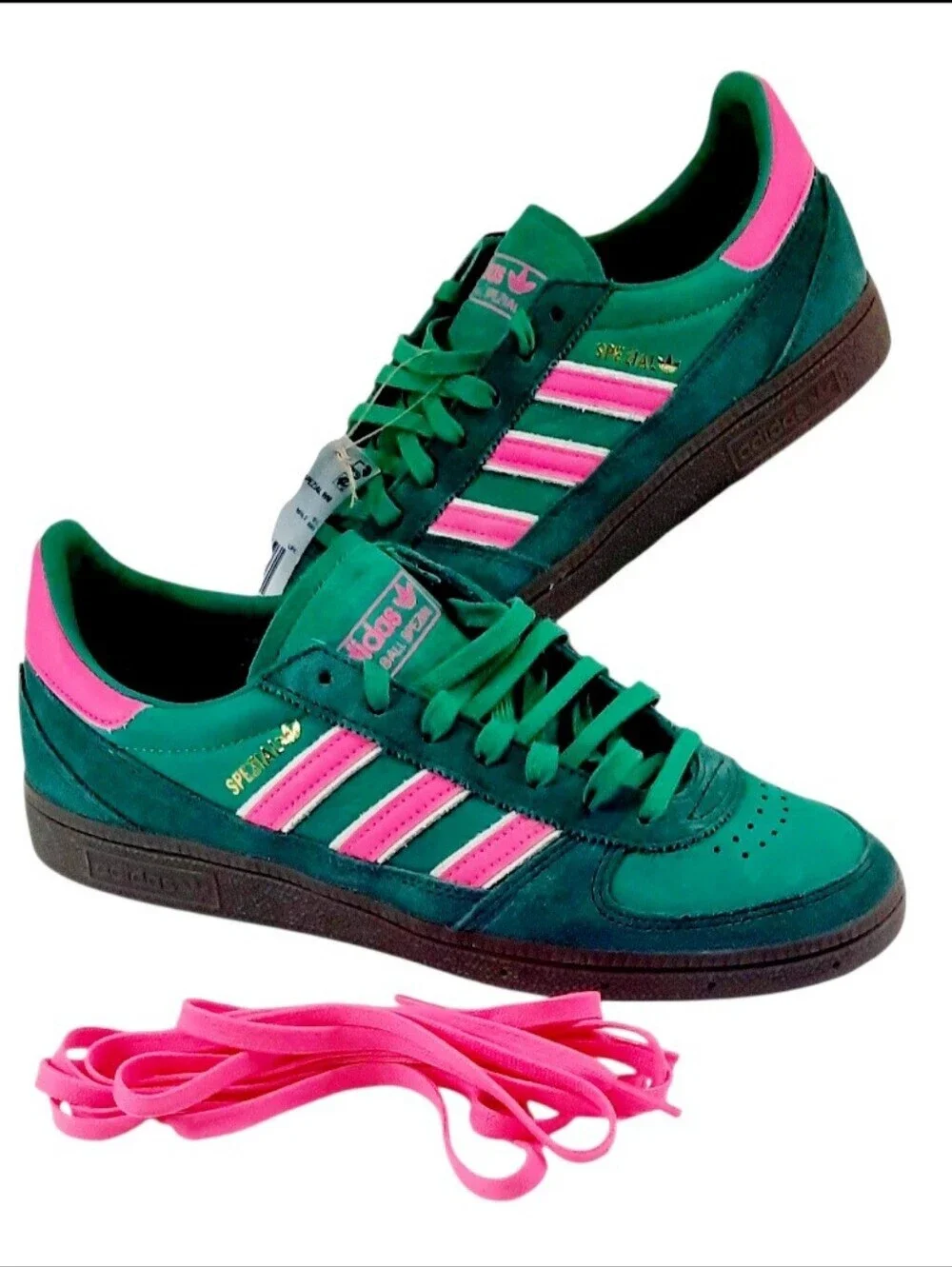 2024 Adidas Handball Spezial 'Weltmeister Pack - Court Green Lucid Pink'